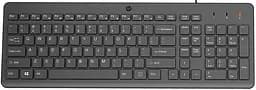 Клавіатура мембранна 150, 104key, USB-A, EN/RU, чорний HP teh0013844