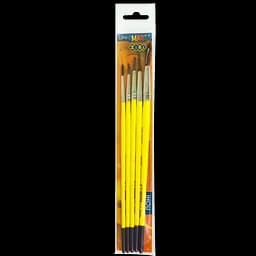 Набір пензлів ZiBi Smart Line поні, круглі 5 шт (ZB.6963PR-5)