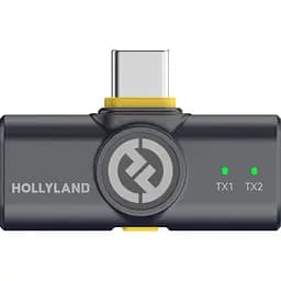 Мікрофонна радіосистема Hollyland Lark M2 Duo with USB-C RX Black [156012] - мініатюра 4