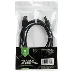 Кабель для принтера USB 2.0 AM/BM 1.8 m Vinga (VCPDCAMBM1.8BK) - мініатюра 4
