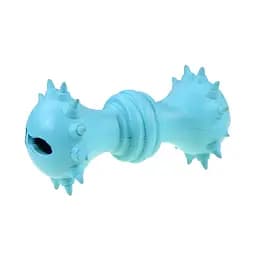 Игрушка для собак Misoko&Co Рифленая гантеля. light blue. 13.8 cm