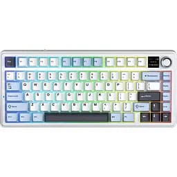 Клавіатура Aula F75 MAX Wireless/Bluetooth UA White/Blue (6978080501158) [161708]