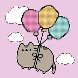 Картина по номерам с алмазной мозаикой Santi Пушин Полет на воздушных шарах 25х25 см (954936)