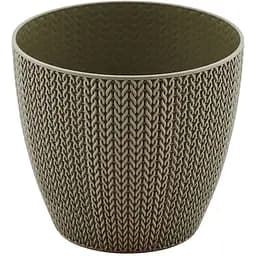 Горщик для квітів Serinova Sumela 0.5 л сіро-коричневий (20015)