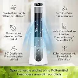 Охолоджувач-вентилятор Klarstein Skyscraper Frost (10035819) Б/в - мініатюра 3