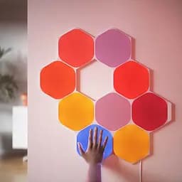 Додаткові панелі Nanoleaf Shapes Hexagons Expansion Pack 3шт [80711] - мініатюра 9
