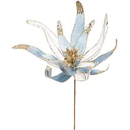 Квітка декоративна Yes! Fun Різдвяна зірка 40 см блакитна (974956)