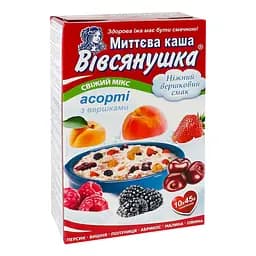 Каша вівсяна Ваша каша Вівсянушка асорті вершки 450 г (45 шт. х 10 г) - мініатюра 3