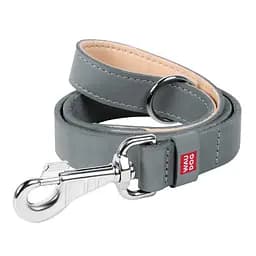 Поводок для собак кожаный Waudog Classic M-XXL Ш 25 мм Дл 122 см (4823089313870)