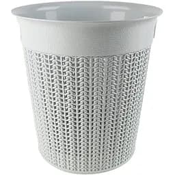 Кошик Ucsan Knit круглий 12 л сiрий металiк (108304.2)