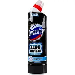 Засіб для чищення унітазу Domestos Zero Limescale антиналіт і антиіржа аквамарин 750 мл