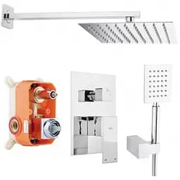 Душова система прихованого монтажу Yoka Dual хром + BOX BP.DUAL, Хром