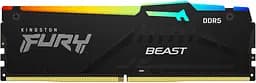 Оперативная память Kingston Fury 32GB DDR5 5200MHz Beast RGB Black (KF552C36BBEA-32)