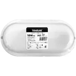 Светодиодный светильник ЖКХ Vestum LED S 18W овал 6500K 220V Vestum 1-VS-7208
