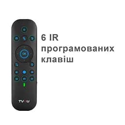 Аеропульт TV4U G60s Pro UKR з гіроскопом, клавіатурою, тачпадом, підсвічуванням та мікрофоном - мініатюра 7