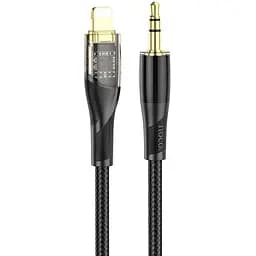 Кабель Hoco 3.5 мм to lightning Transparent Discovery Edition Digital audio conversion cable UPA25 1 м