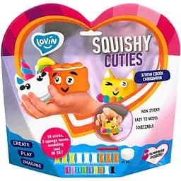 Набор для лепки Lovin Squishy Cuties 70131 с воздушным пластилином