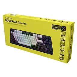 Клавіатура Hator Rockfall 3 Mecha TKL QMK/VIA Orange Wireless Black (HTK850UA) - мініатюра 6