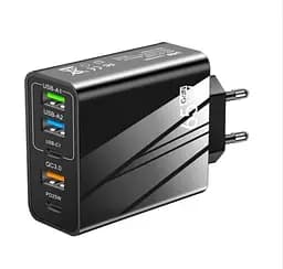 Зарядний пристрій PD 65W 3.0 USB, Type-C PD, блок зарядки для IPhone, IPad, Samsung, Xiaomi 