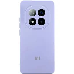Чехол Silicone Cover Lakshmi Full Camera (AA) with logo для Xiaomi Poco X7 Сиреневый / Dasheen