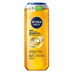 Гель для душа Nivea Men Active energy 3 в 1 для тела, лица, волос 500 мл (92847)