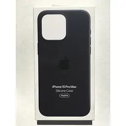 Оригінальний силіконовий чохол Apple Silicone Case MagSafe для iPhone 15 Pro Max (6.7") Midnight (MT1M3ZM/A) - мініатюра 5