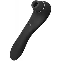 Вибратор и вакуумный стимулятор Alive Midnight Quiver Black