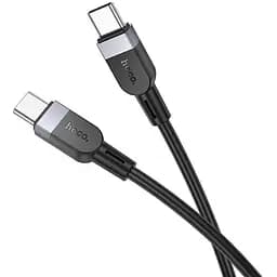 Кабель Hoco X109 Energy 60W silicone charging data cable Type-C to Type-C Чорний