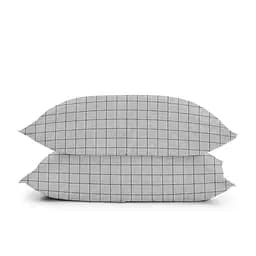 Комплект постільної білизни Cosas Grey geometry CS2 Євро сірий (CellAshgrey_14Brown_200) - мініатюра 5