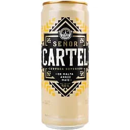 Пиво Senor Cartel світле 4.6% 0.33 з/б