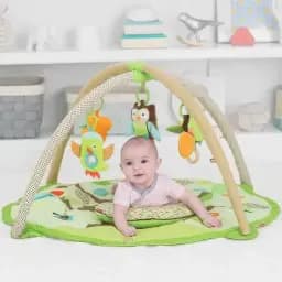 Розвиваючий килимок з дугами Skip Hop Мешканці казкового лісу зелений (307500) - мініатюра 6