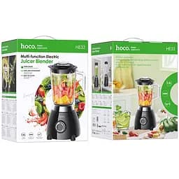 Блендер Hoco HE33 Electric Retro Juicer 500W (1.5L) Black - мініатюра 5