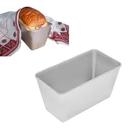 Форма хлібна для випікання стандартного "соціального" хліба цеглинки Л7 алюміній (22*11*11.5 см), Полімет 81364