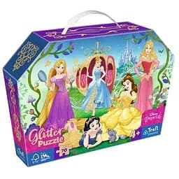 Пазл Trefl глиттерный Волшебные принцессы Принцессы 70 эл. (53017)