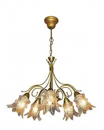 Люстра подвесная Brille флористика E27 60W PB (BR-913S/5)