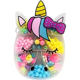 Набір бісеру для виготовлення креативних аксесуарів Bambi Unicorn A087-2