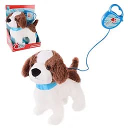 М'яка іграшка Тобік - Найкращий друг PL8203 Країна Іграшок, на повідку, гавкає, ходить, виляє хвостом, у коробці (6905689082030)