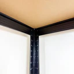 Стелаж 4P StrongShelf 180х65х40см чорний навантаження 175кг/полицю - мініатюра 14