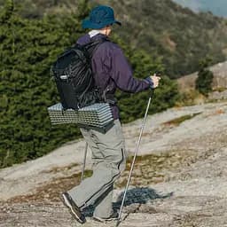 Килимок складаний подвійний IXPE Naturehike CNK2450WS044, алюмінієва плівка, 200x120х1,8 см, оливковий зелений - мініатюра 5