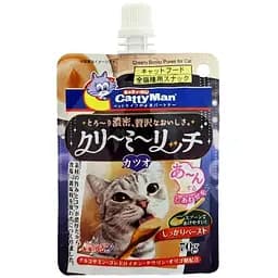 CattyMan Creamy Bonito кэттимен сливочное пюре с макрелью жидкое лакомство для котов 0.07кг