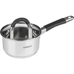 Ківш Ardesto зі скляною кришкою Gemini Salerno 1.6л нержавіюча сталь силікон kuh0014699