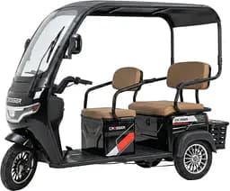 Електроскутер Триколісний Crosser TR7 VAGON (1000W, 72V,24Ah) Чорний - мініатюра 2