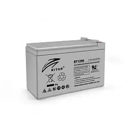 Аккумуляторная батарея AGM RITAR RT1290, Gray Case, 12V 9.0Ah ( 151 х 65 х 94 (100) ) Q10