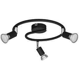 Светильник Philips Limbali plate/spiral black 3x50W 230V потолочный/настенный акцентного освещения (929003253301)