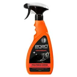 Глянцевый полироль для пластика и винила Polychrom 2020 Polyrole Shine с ароматом клубники 500 мл