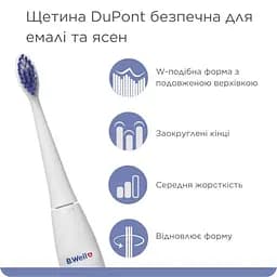 Електрична звукова зубна щітка чорна PRO-850 B.Well - мініатюра 5