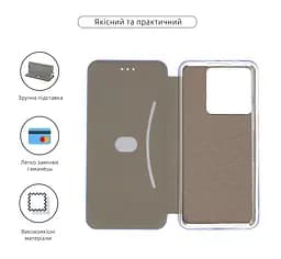 Чехол-книжка для Xiaomi 13T 5G/13T Pro 5G, G-Case, синий, кожаный чехол-книга из экокожи (PU) и TPU, с магнитом, с подставкой и вместительным кардхолдером, противоударный, защита всего корпуса, ArmorStandart (ARM69677) - мініатюра 3