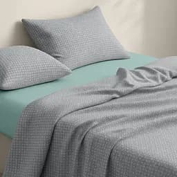 Дитяча преміум постільна білизна Cosas NORDIC WAVE CS5 110х140см (NordicWeave_66WashedCottonNevada_140) - мініатюра 2