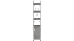 Етажерка 4/34 Ferrum-decor Серії Коннект з тумбою 179x34x28 Білий ДСП Бетон (FRD-104476) - мініатюра 4