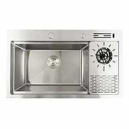 Кухонна мийка нержавійка 78x46 Platinum Handmade, Нержавіюча сталь